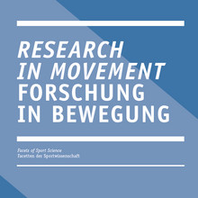 Forschung in Bewegung / Research in movement Forschung in Bewegung / Research in movement - Cover