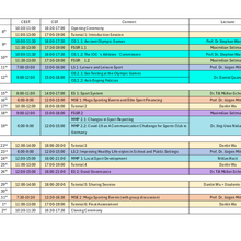 Lehrplan Summer School 2022